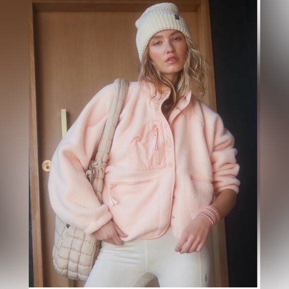 Free People Hit The Slopes Fleece Jacket - Picture 4 of 4